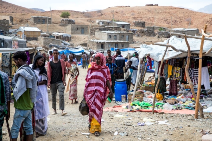 Le marché à Berhale, en Ethiopie