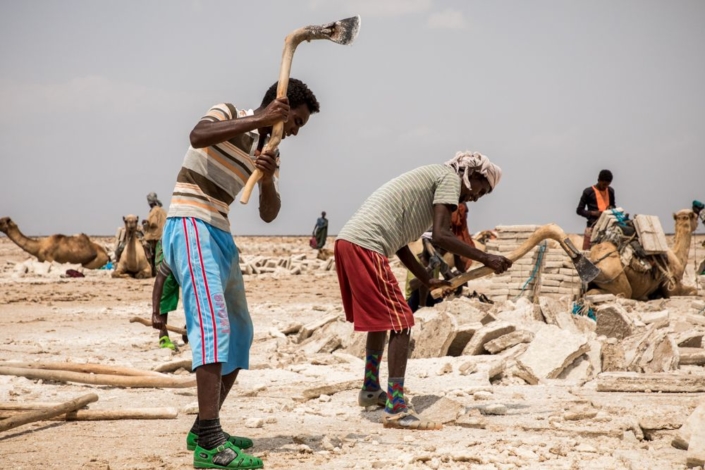 Les forçats du sel en Ethiopie