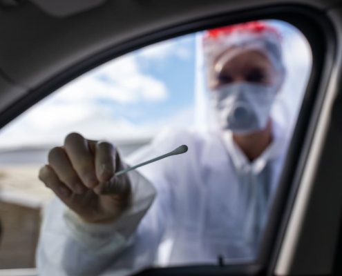 Documentaire photographique pour la presse - Centre de vaccination covid19