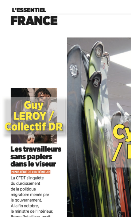 Parution CFDT Magazine - travailleurs sans papier