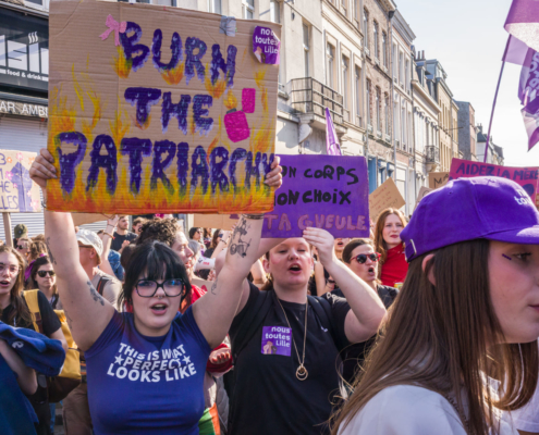 Photo reportage - Manifestation droit des femmes