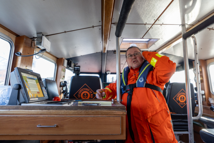 Reportage SNSM - Emmanuel Pelletier, patron du Jean Bart