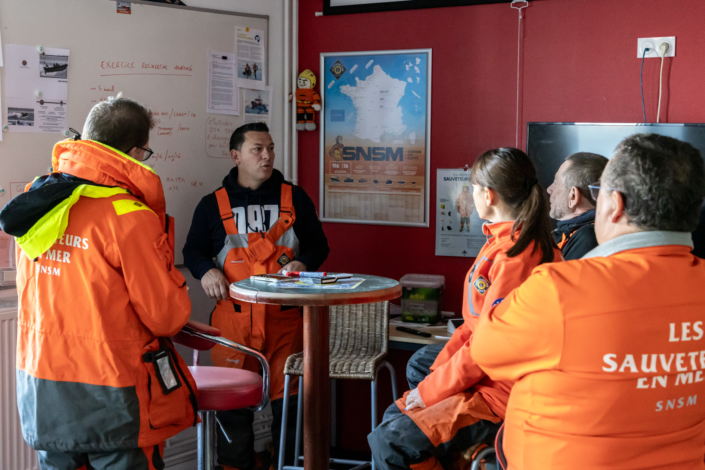 Sauvetage en mer - article journalistique sur la SNSM
