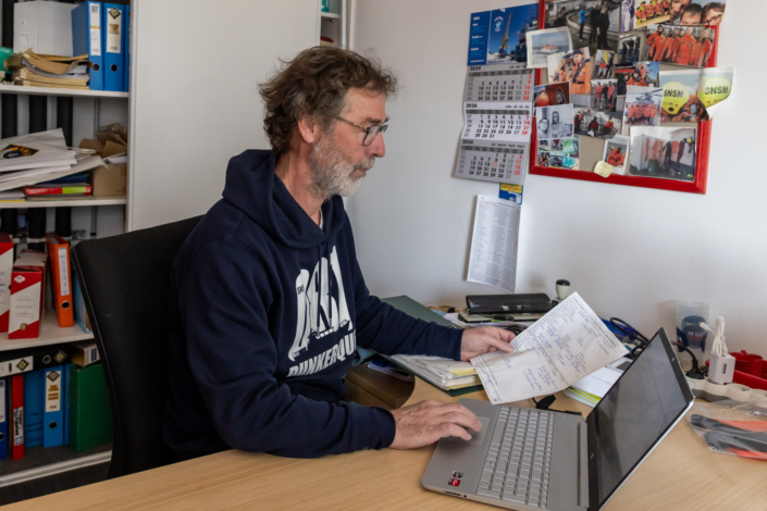 Portrait - Laurent Denys, trésorier de la station SNSM de Dunkerque