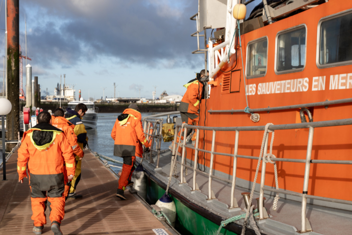 Photo du canot de la SNSM - Reportage journalistique