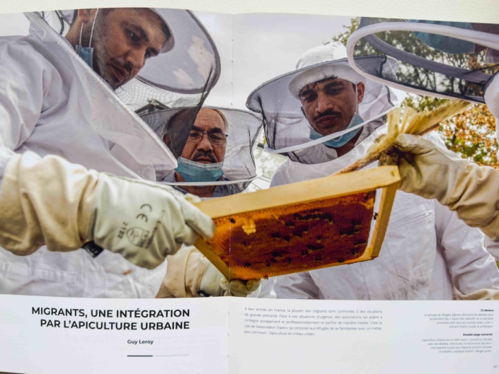 Intégration des migrants par l'apiculture urbaine