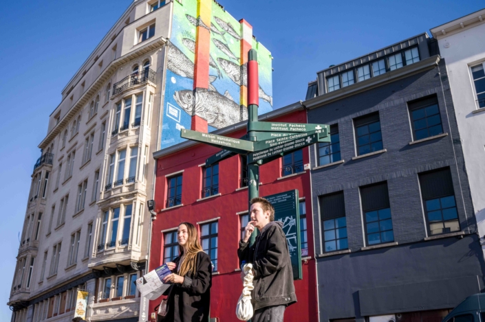 Street Art à Bruxelles Tourisme à Bruxelles - Touristes et street art